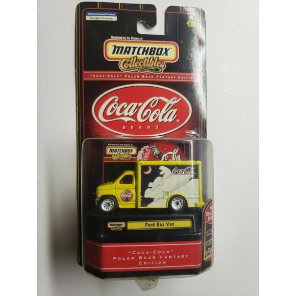 Matchbox Other - Vintage 1999 Coca Cola - Matchbox Collectibles Ford Box Van Polar Bears NOS U127